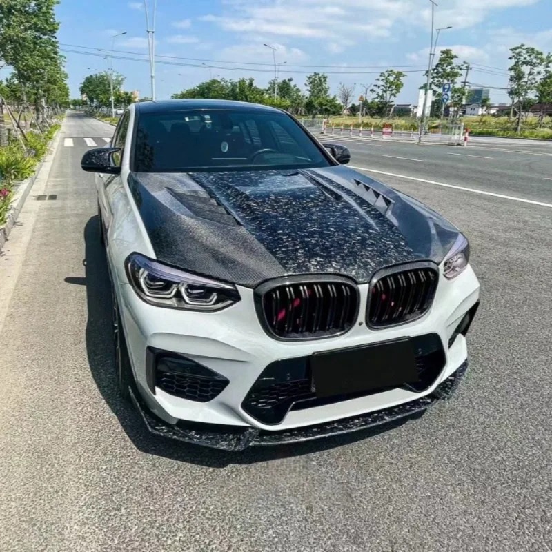 Suitable for  X3M F97 Upgraded AE Style 3K High-quality Carbon Fiber Engine Hood Body Kit